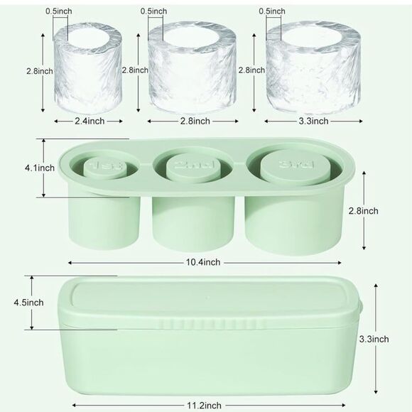 Ice tray for Stanley Cups high quality silicone BPA free dishwasher safe NIB 40 - Picture 3 of 12
